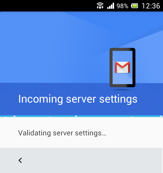 Fig10-Configuración del buzón en la aplicación-gmail-Android