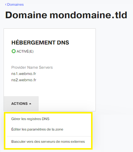 Cambio de servidores DNS
