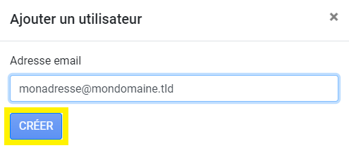 Adresse mail du compte WithSecure